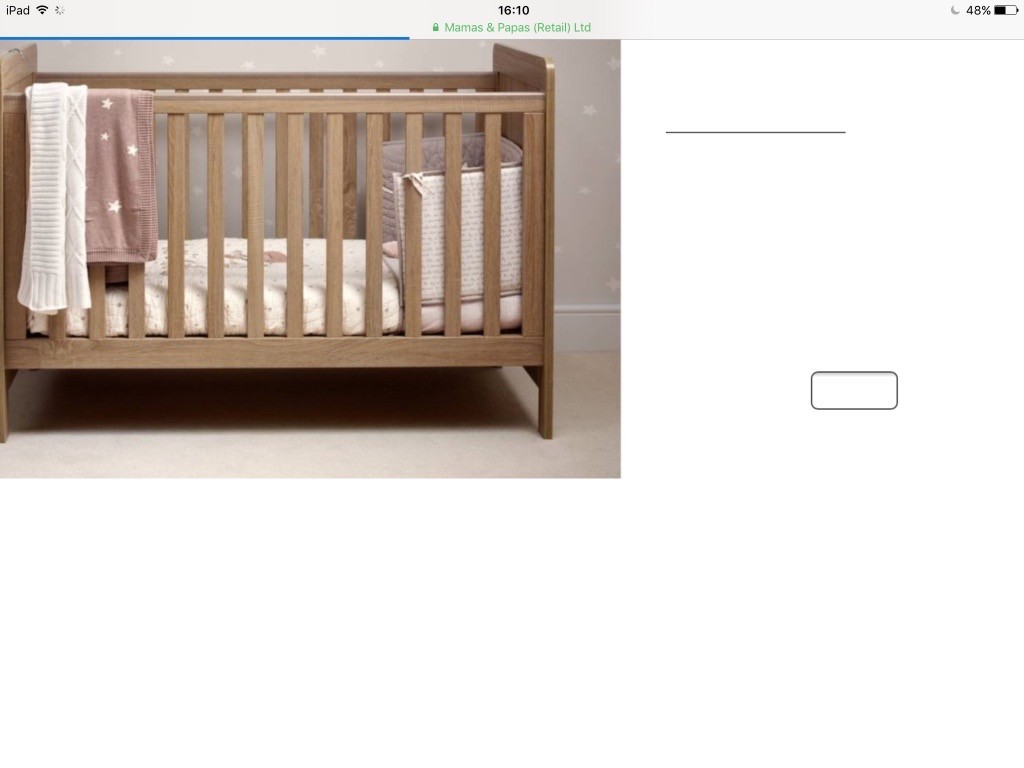 light oak cot